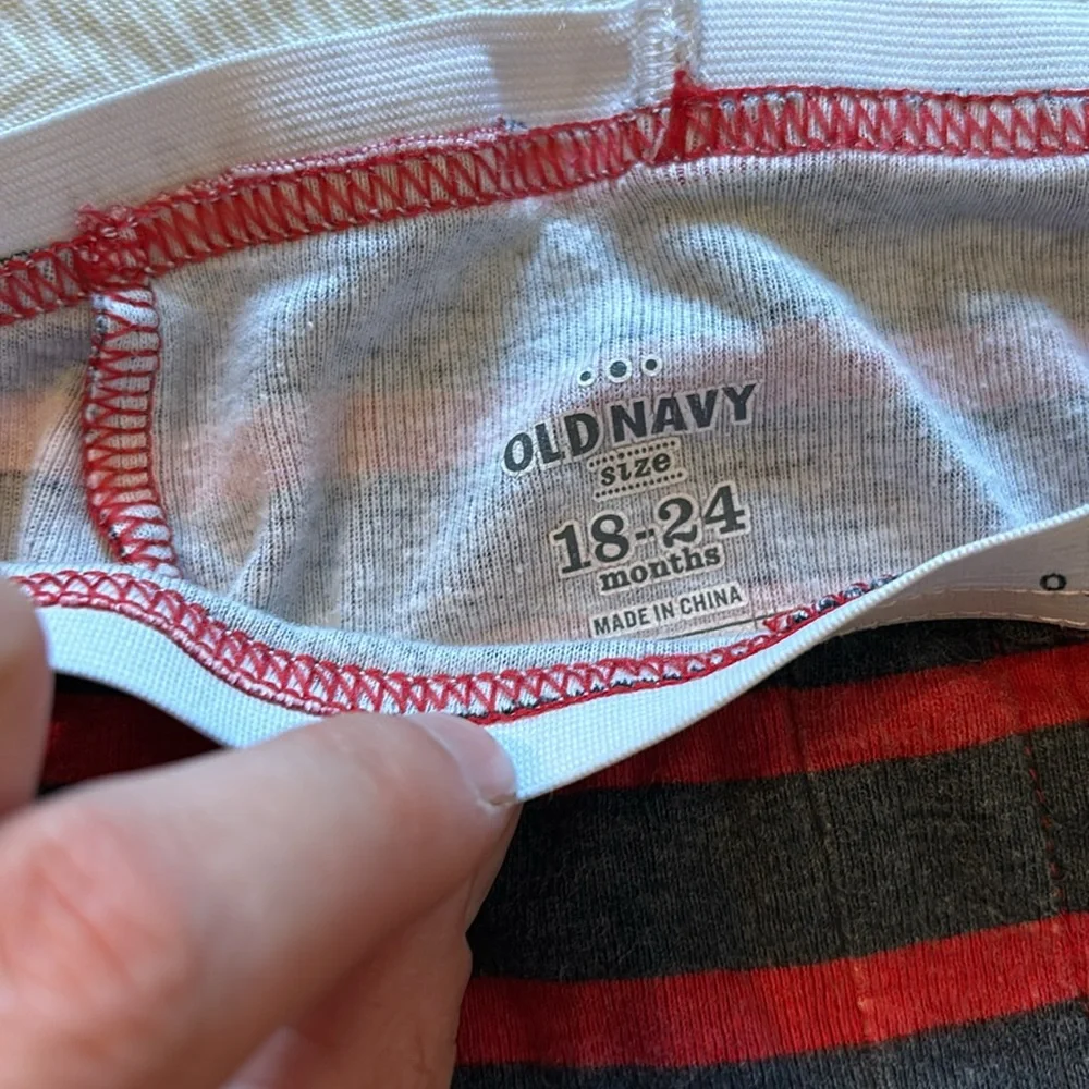 Old Navy red blue